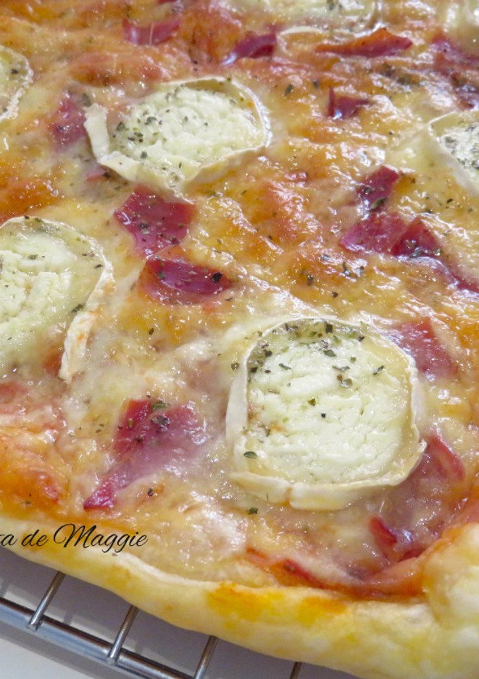 Una foto de Hojaldre de jamón y queso de cabra