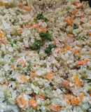 Arroz🍚de brócoli🥦y coliflor🥕al cilantro🌿🥡🫛