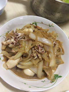 生炒花枝 的食譜成品照片