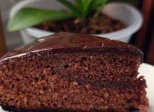 Una foto de Torta de chocolate sin gluten sin azúcar en Essen