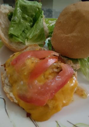 A picture of Sweet n Spicy pulled chicken.