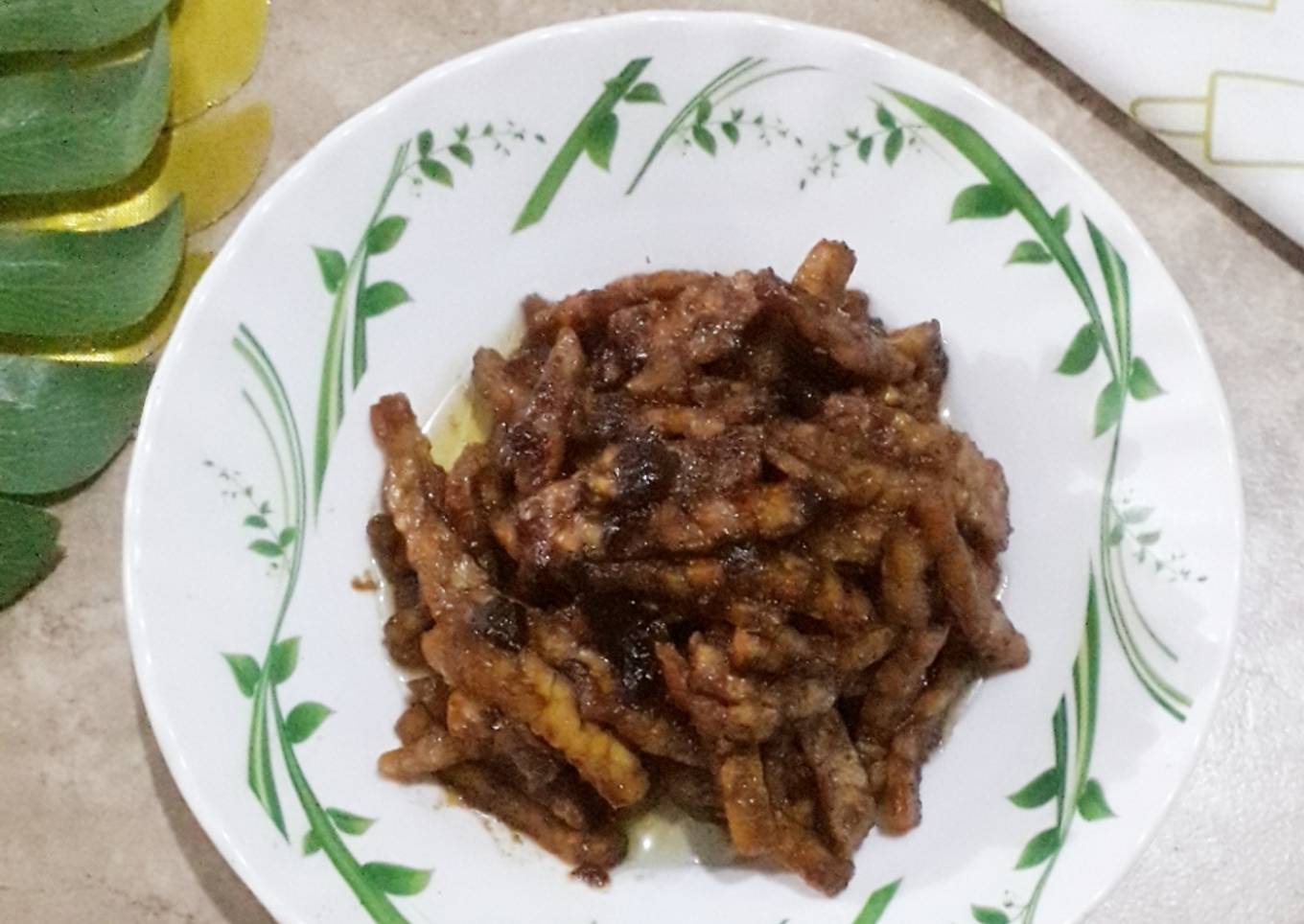 Ureg tempe basah simpel banget