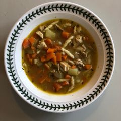 Use-up Chicken Soup A picture of Use-up Chicken Soup.