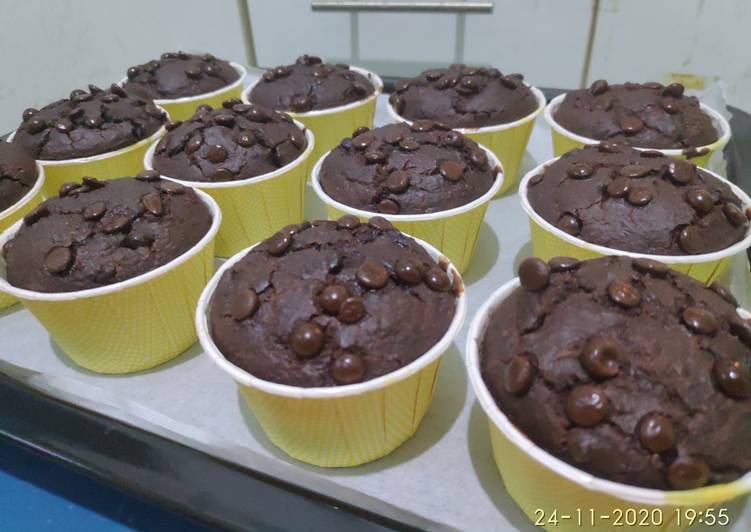 Cara Gampang Menyiapkan Gluten Free Fudgy Chocolate Muffin yang Bisa Manjain Lidah