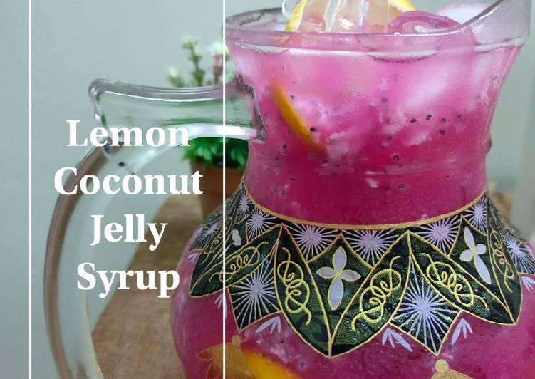 Lemon Cococut Jelly Syrup - resepipouler.com