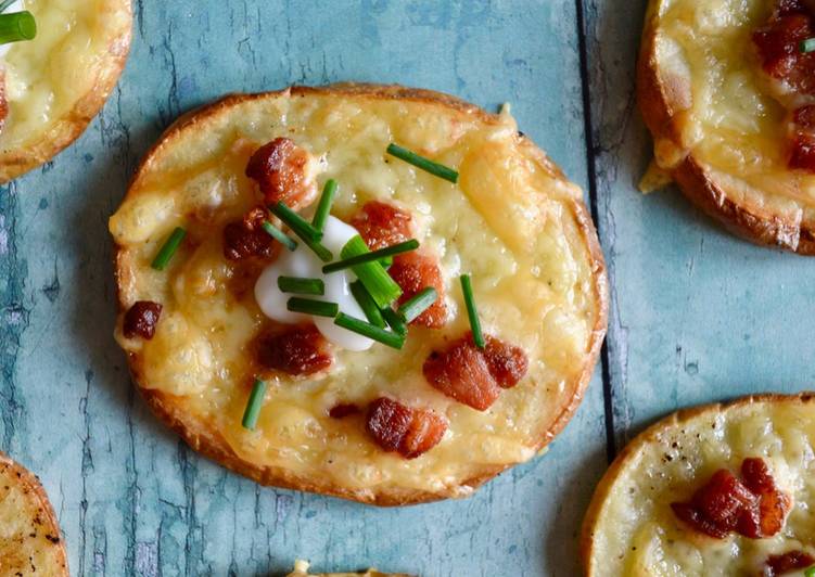 Steps to Make Speedy Baked Potato Slices