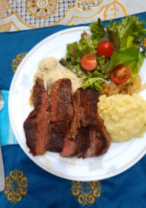 Foto resep Wagyu Meltique Steak ala cafe