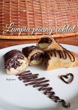 Foto resep 219. Lumpia pisang coklat