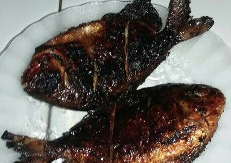 Ikan bawal bakar teflon