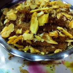 A picture of Jaggery Halwa.