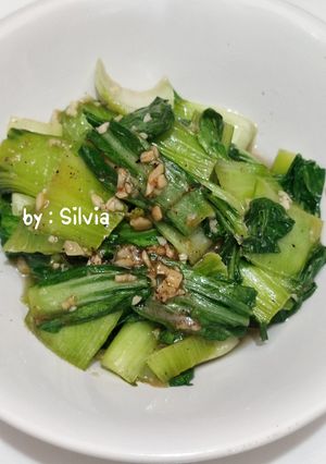 Foto resep Pokcoy Bawang Putih ala Resto