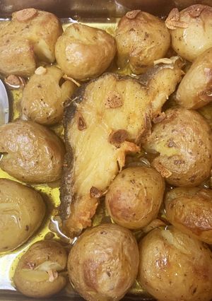 Foto de Bacalhau à Lagareiro no Forno