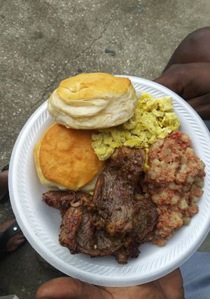 A picture of New Year's Breakfast.