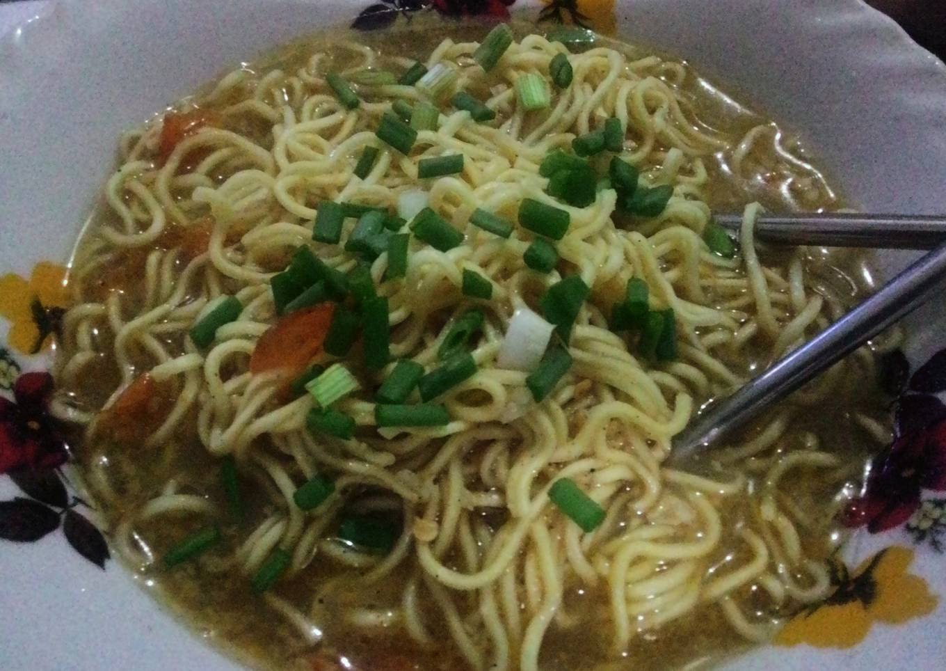 Mie Godhog / Mie Rebus Sederhana