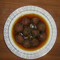 A picture of Pakistani beef Kofta curry.
