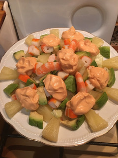 Una foto de Ensalada tropical