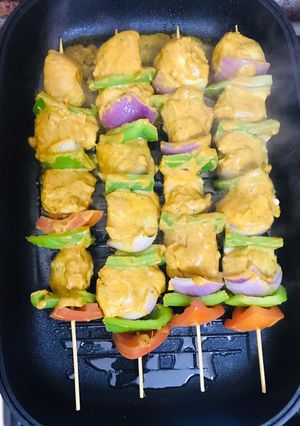 A picture of Shish taouk 🖤.