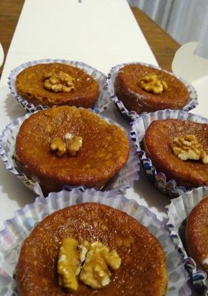 Una foto de Muffins integrales de banana y nueces