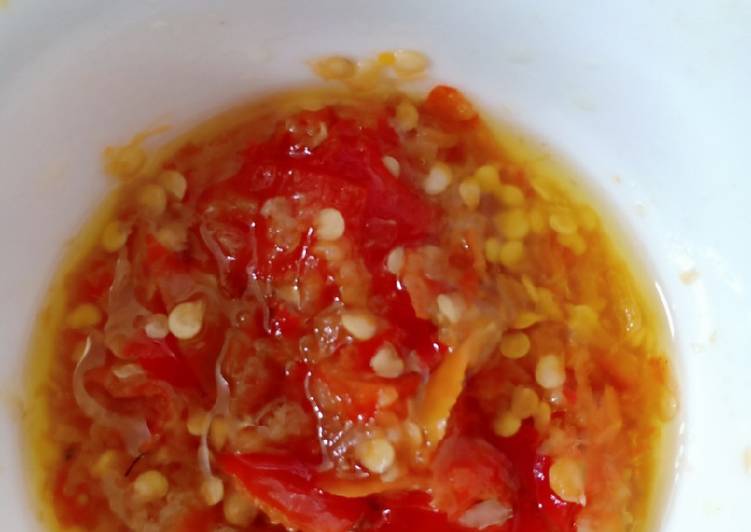 Resep Sambal Korek ala Bebek H. Slamet yang Sempurna