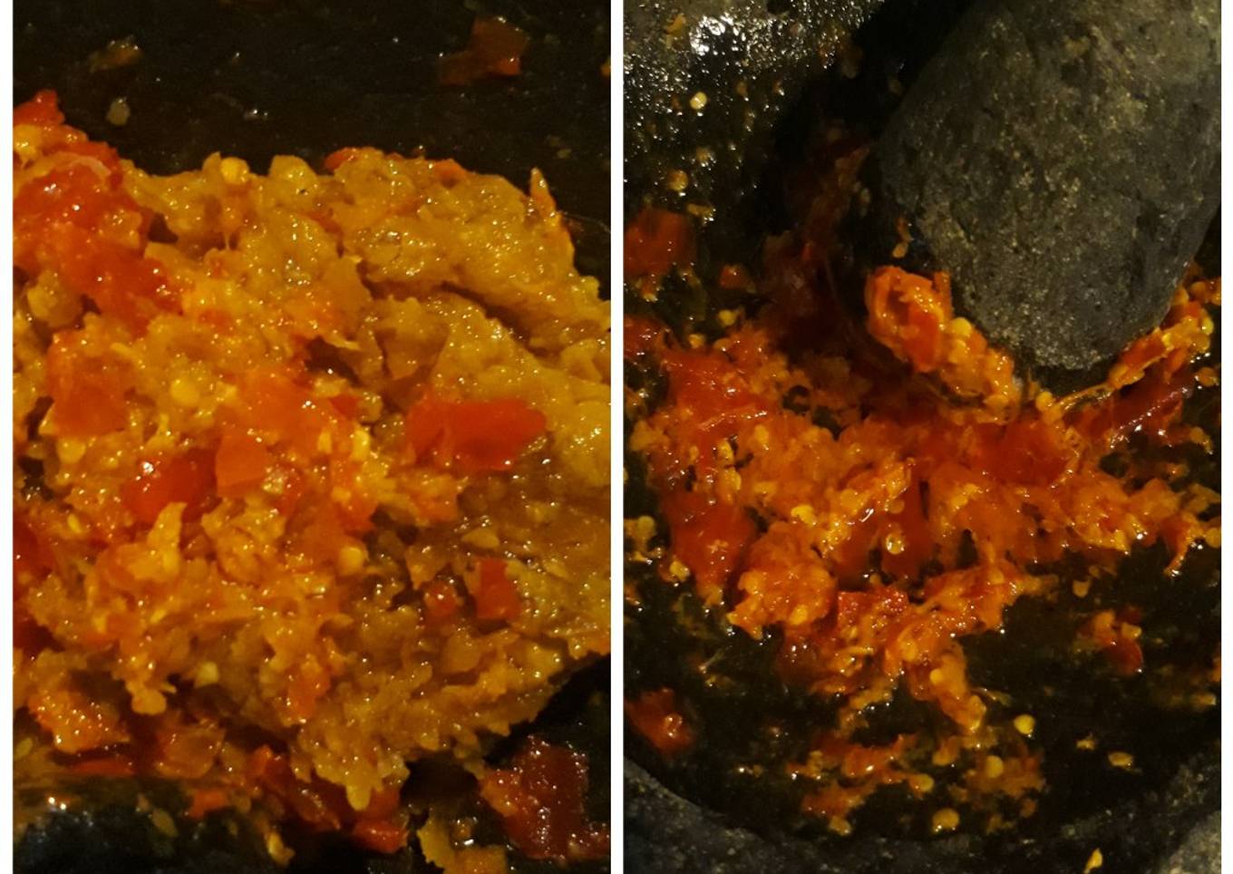 Sambal ayam geprek ala bunda k3