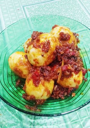 Foto resep Telur balado pedes