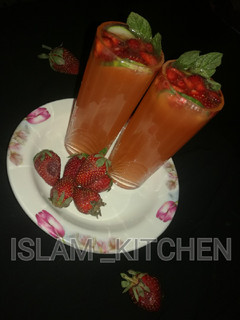 Lemon strawberry ainihin hoton girkin