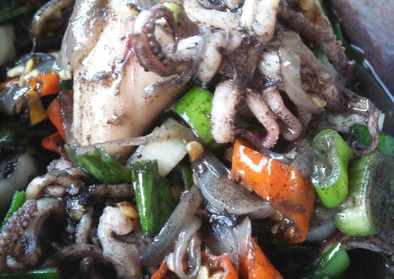 Cumi Hitam Pedas Panas