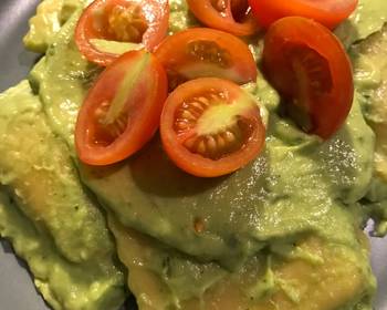 Fast Cooking Methods Vegan Spinach and Ricotta Ravioli with Avocado Sauce Restaurant Style