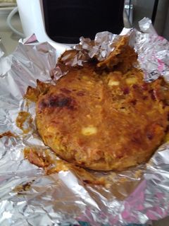 Una foto de Torta de plátano maduro