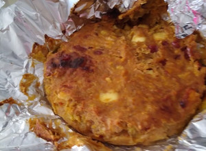 Una foto de Torta de plátano maduro