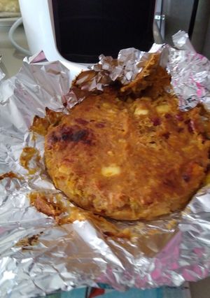 Una foto de Torta de plátano maduro