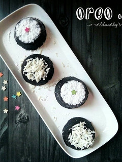 Foto resep Oreo Cake (kukus, no blender/mixer) #pr_egglesscake