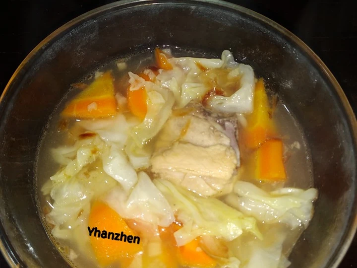 Langkah Mudah untuk Membikin Resep 👩‍🍳 22. Sop Ayam Sederhana yang Enak Banget Anti Ribet, Lezat