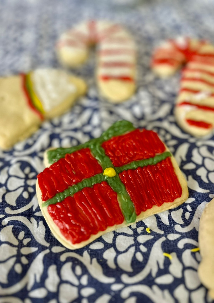 Una foto de Galletas de mantequilla decoradas de Navidad (Thermomix y airfryer)