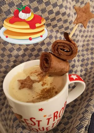 Une photo de Douceur de crêpes Nutella