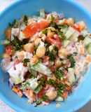 Creamy Chickpea salad