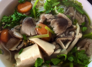 Hình của món Lẩu chay.