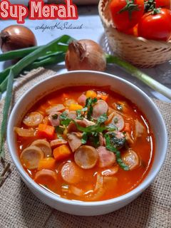 Foto resep Sup Merah khas jawa timuran
