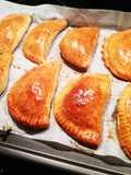 Empanadas de col rizada y pollo