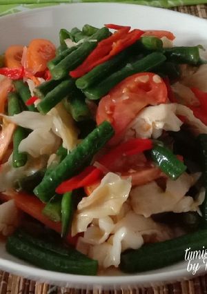 Foto resep Tumis Kacang Panjang Kol