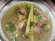 Gambar sup ayam jahe