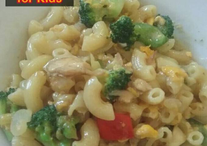 Opor Macaroni tanpa santan for Kids