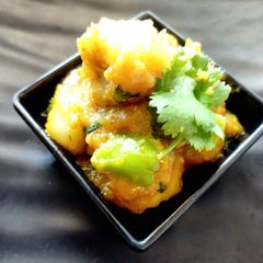 A picture of Quick Banana sabji.