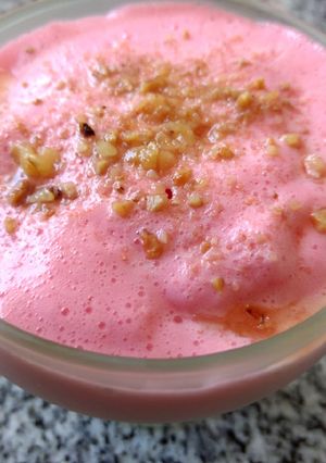 Una foto de Espuma de gelatina, súper fácil
