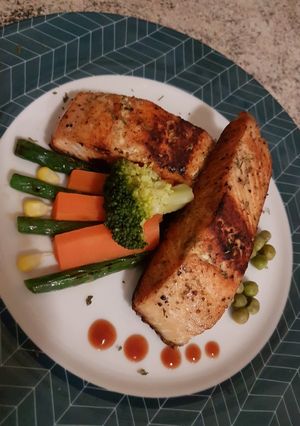 Foto resep Salmon Grilled