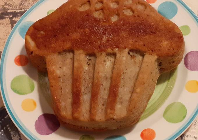 Ricetta di Veloce Torta soffice con purea di mele e mirtilli