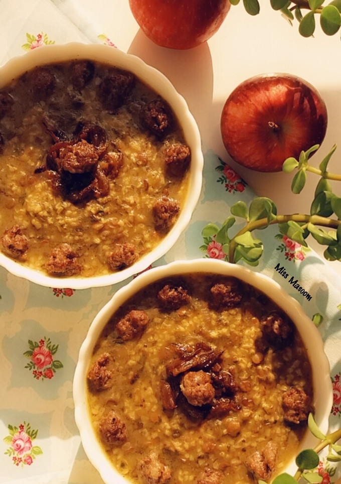 عکسی از دستور آش ماش