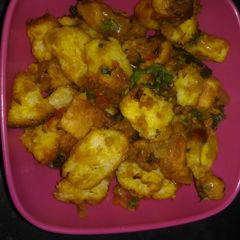 A picture of Bread Upma.