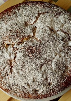 Foto di Torta di pesche e amaretti