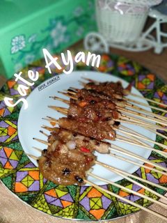 Foto resep Sate Ayam Simple